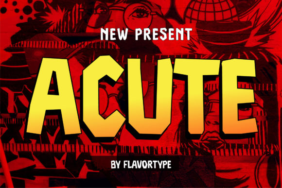 Acute: A Bold Display Font for Memorable Branding