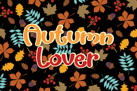 Autumn Lover: A Whimsical Display Font for Editorial Magic