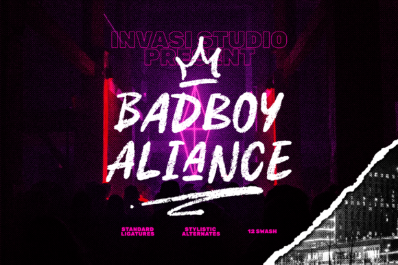 Badboy Aliance: A Bold Graffiti-Styled Font for Editorial Design