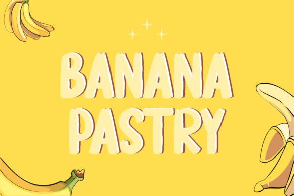 Banana Pastry: A Charming Font for Craft and Product Design