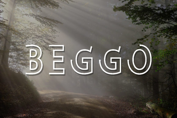 Beggo: A Modern Display Font for Editorial Identity
