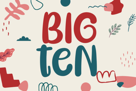 Big Ten: A Fun and Friendly Display Font for Web Design