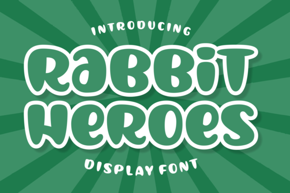 Boost Your Campaign with Rabbit Heroes: A Playful Display Font