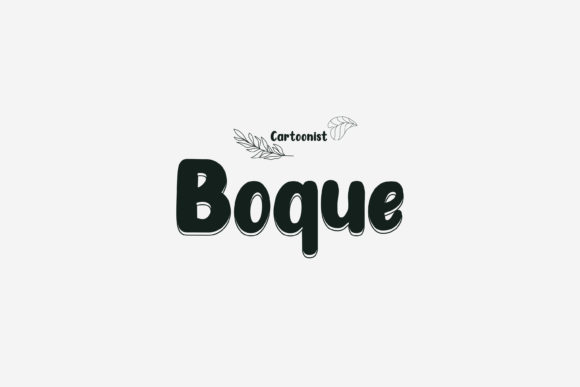 Boque: A Cool and Fun Display Font for Creative Projects