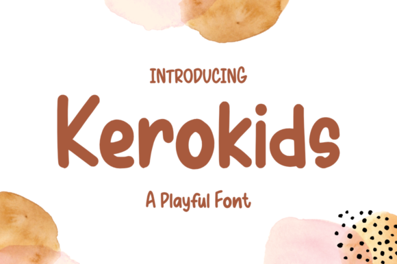 Captivate Your Audience with Kerokids: A Charming Display Font