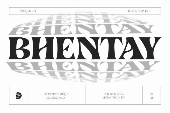 Enhance Your Brand with Bhentay: A Bold Display Font