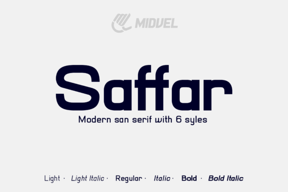 Enhance Your Brand with Saffar: A Modern Display Font