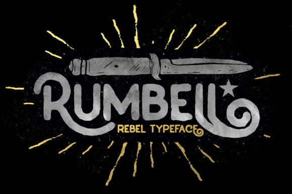 Enhance Your Web Design with Rumbell, a Cool Display Font