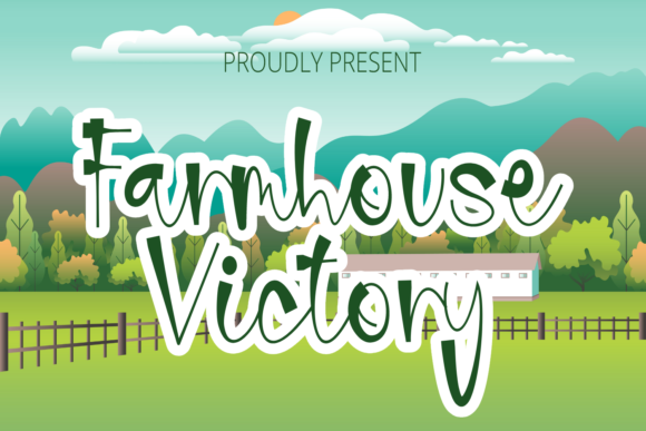 Enhancing Your Editorial Design with Farmhouse Victory Font