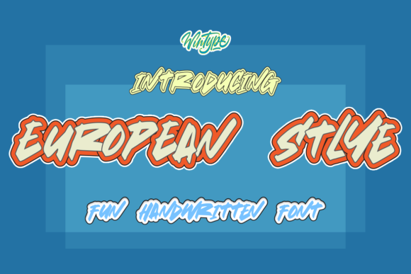 European Style: A Graffiti-Inspired Font for Bold Web Designs