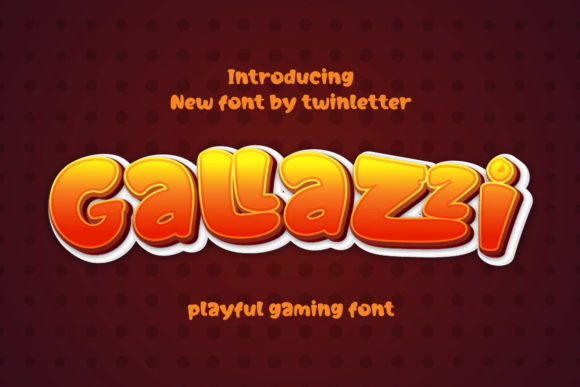 Gallazzi: A Playful and Authentic Display Font for Creative Projects