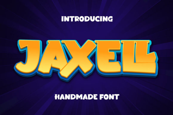 Jaxell: A Playful Display Font for Engaging Web Design