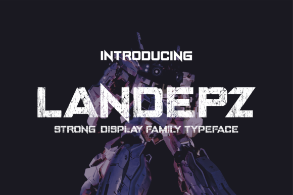 Landepz: A Bold and Rugged Font for Editorial Design