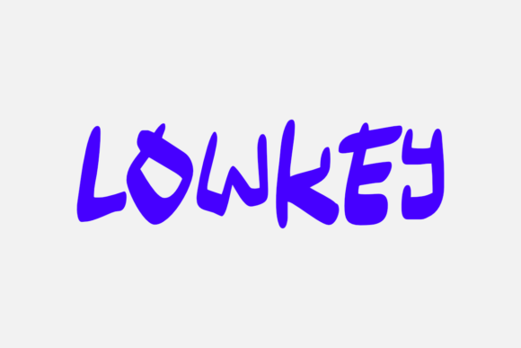 Lowkey: A Cool and Quirky Display Font for Creative Projects
