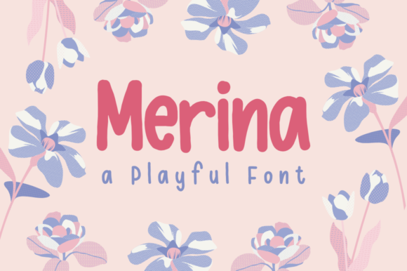 Merina: A Playful and Paint Brushed Display Font for Web Design