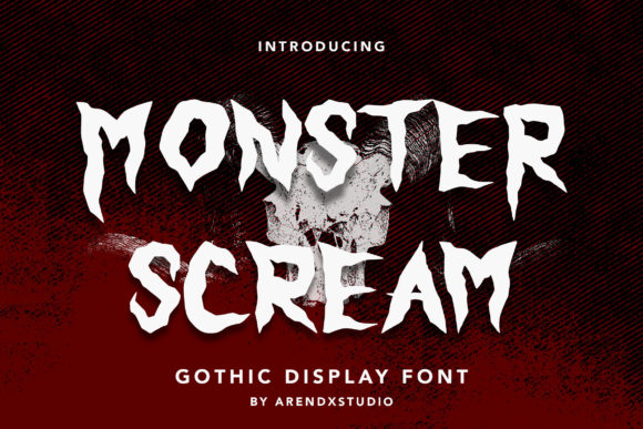 Monster Scream: A Spooky and Stylish Display Font for Editorial Design