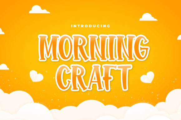 Morning Craft: A Fun and Quirky Display Font for Creative Projects
