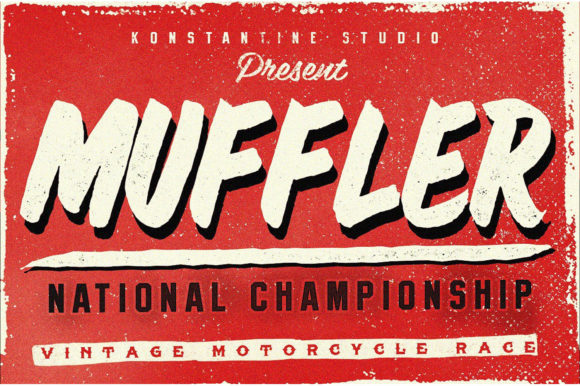 Muffler: A Display Font for Urban Branding