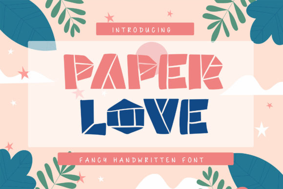 Paper Love: A Geometric Display Font for Creative Web Design