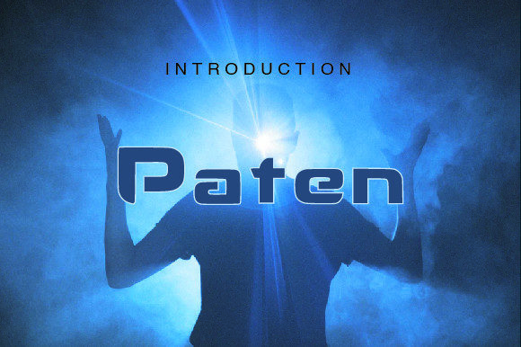 Paten: A Modern Display Font for Branding with a Techno Touch