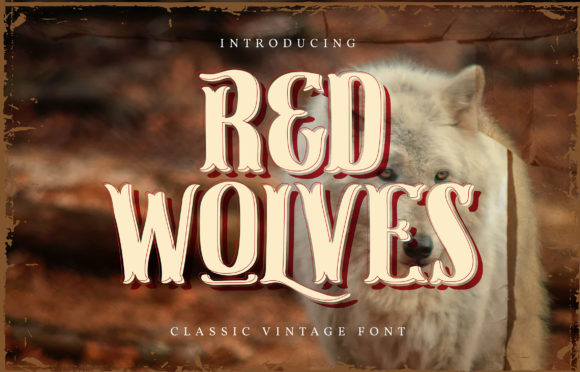 Red Wolves Font: A Bold Display Typeface for Branding Work