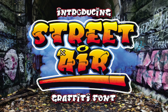 Street Air: A Playful and Authentic Display Font for Web Design