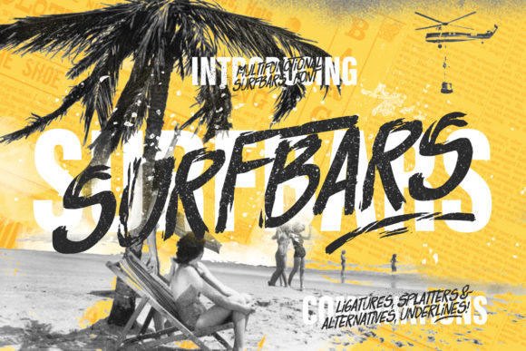The Surfbars Font: A Crafters Perfect Display Typeface