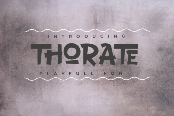 Thorate: A Playful Display Font for Creative Web Design