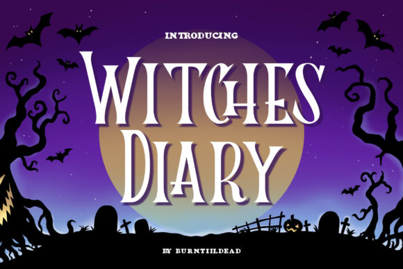 Witches Diary: A Magical Display Font for Branding
